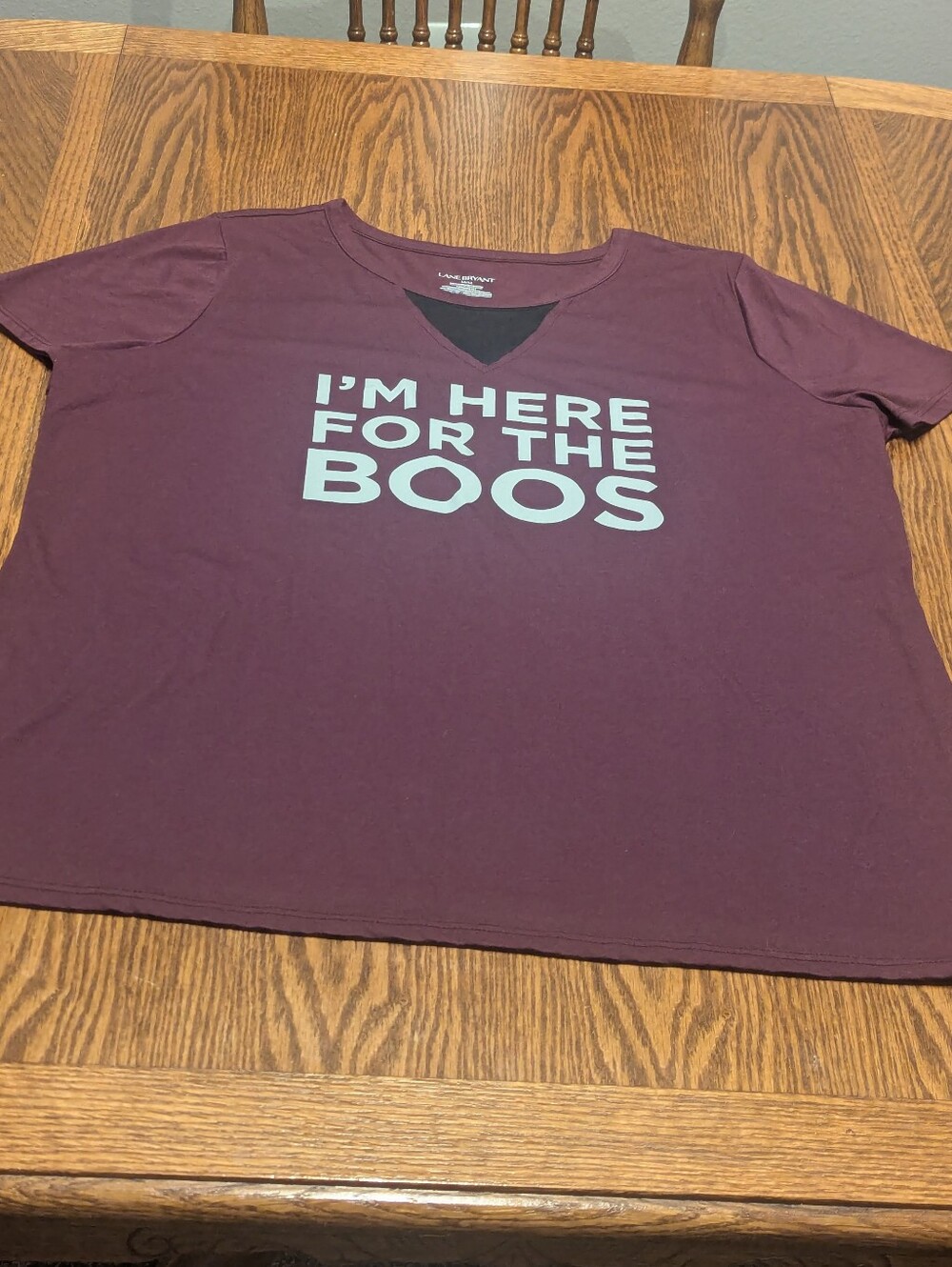 Lane Bryant I'm Here For The Boos Halloween Tee